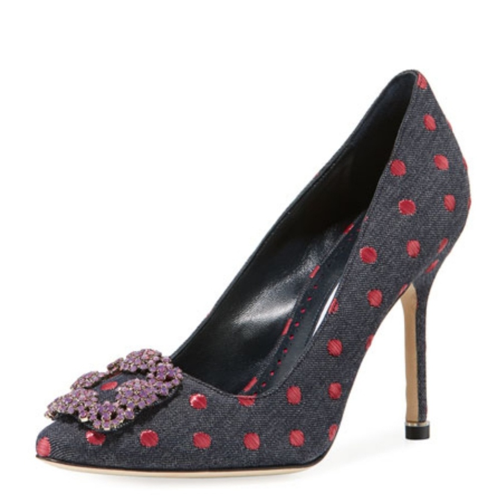 Manolo Blahnik Hangisi Pumps size 39.5